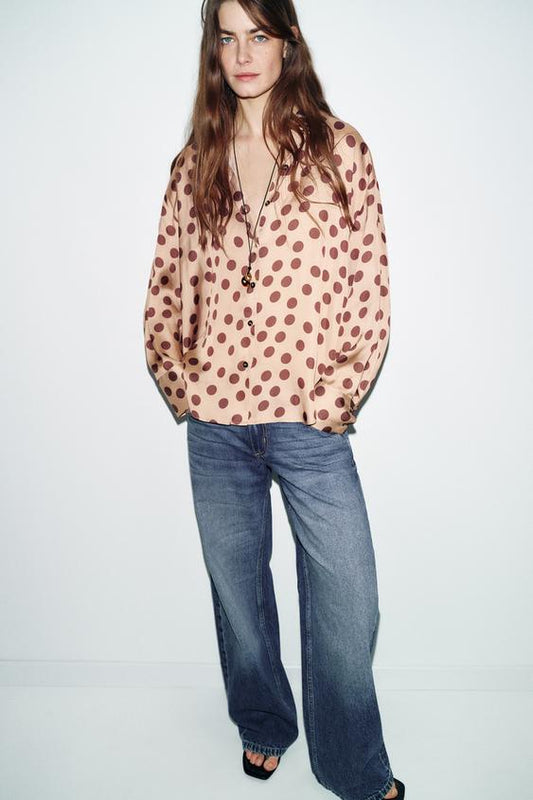 Satin Dots Shirt