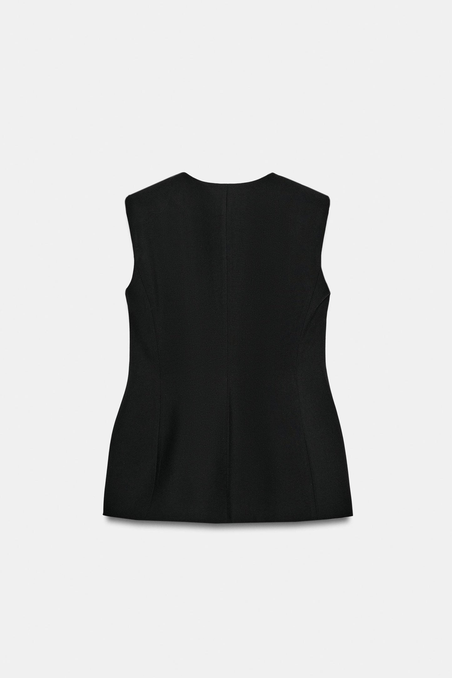 Zw Collection Fitted Waistcoat