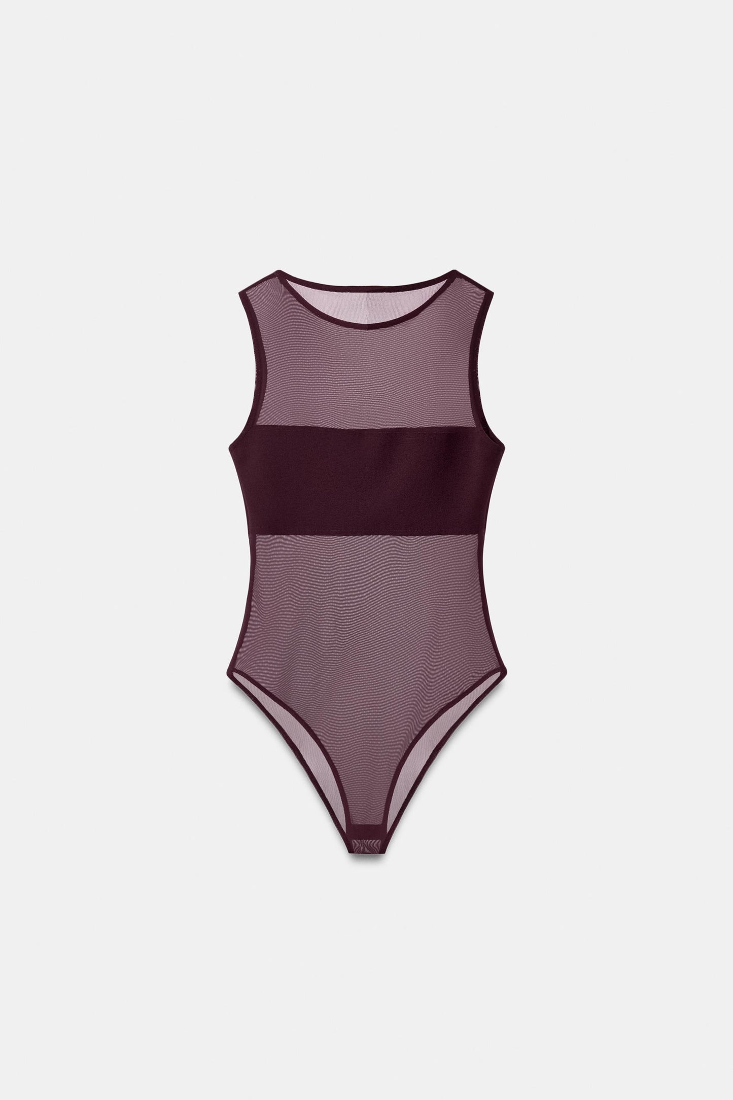 Combined Tulle Bodysuit